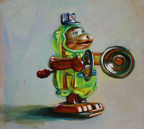 wind up toy monkey with cymbals